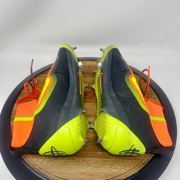 Nike Air Huarache 2KFilth Elite Metal Baseball Cleats Orange Men's Size 11.5 - Picture 5 of 9